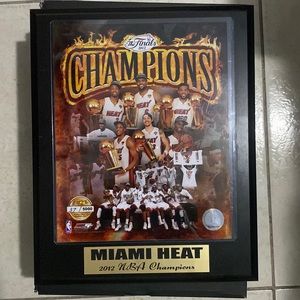 Miami Heat wall decor